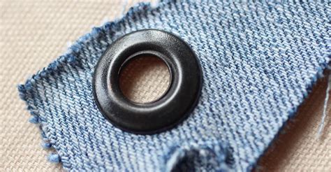 how to make metal holes in fabric|how to fix eyelets fabric.